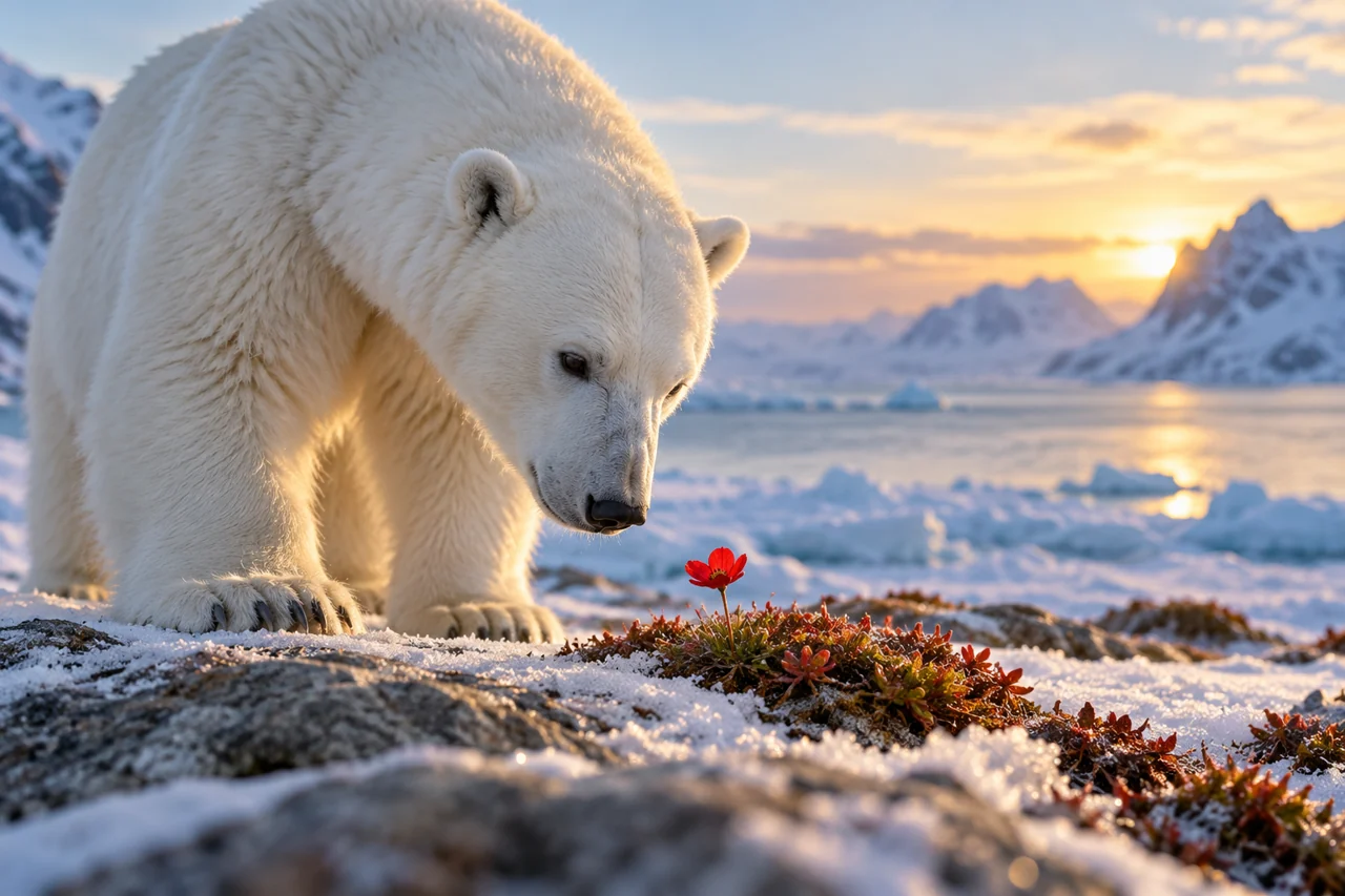 Polar bear artwork for Bipolar Bear and the Lesson of the Scarlet Pimpernel